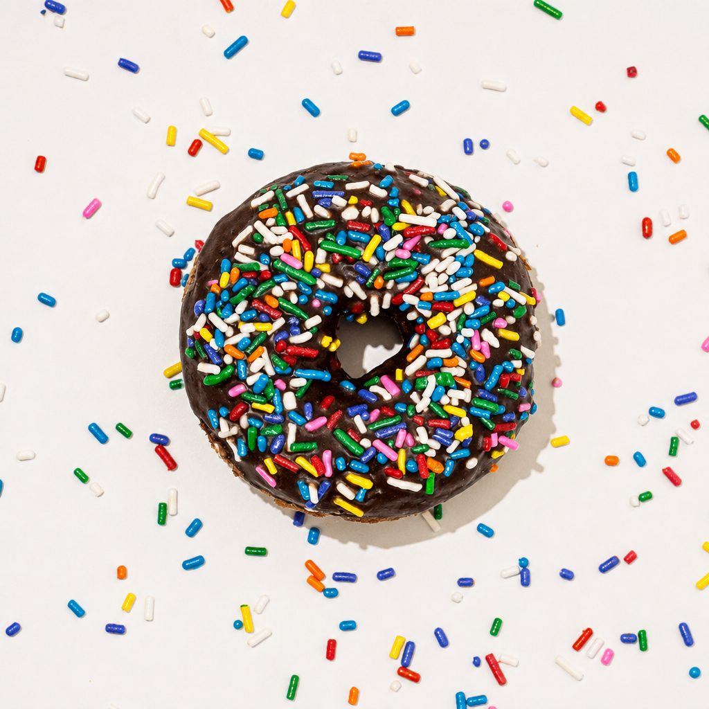 Chocolate Sprinkle Cake.