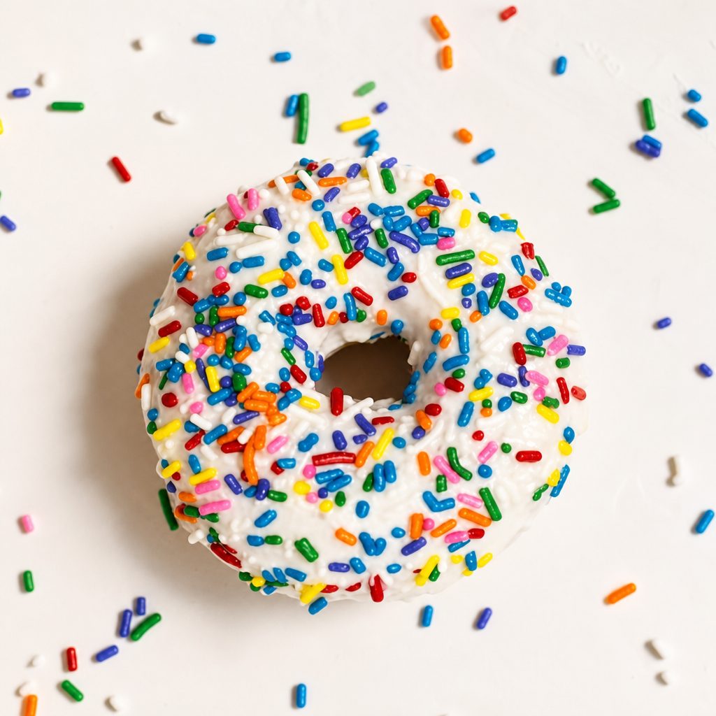 Vanilla Sprinkle Cake.